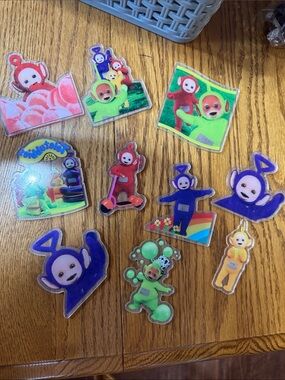 Set of 10 Teletubby 3 inch Acrylics